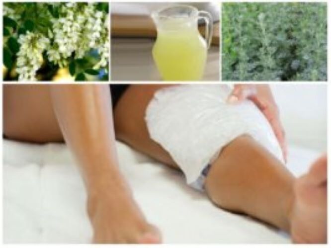 Nagyon hatékony népi módszer a varikózus vénák kezelésére a borogatás használata.